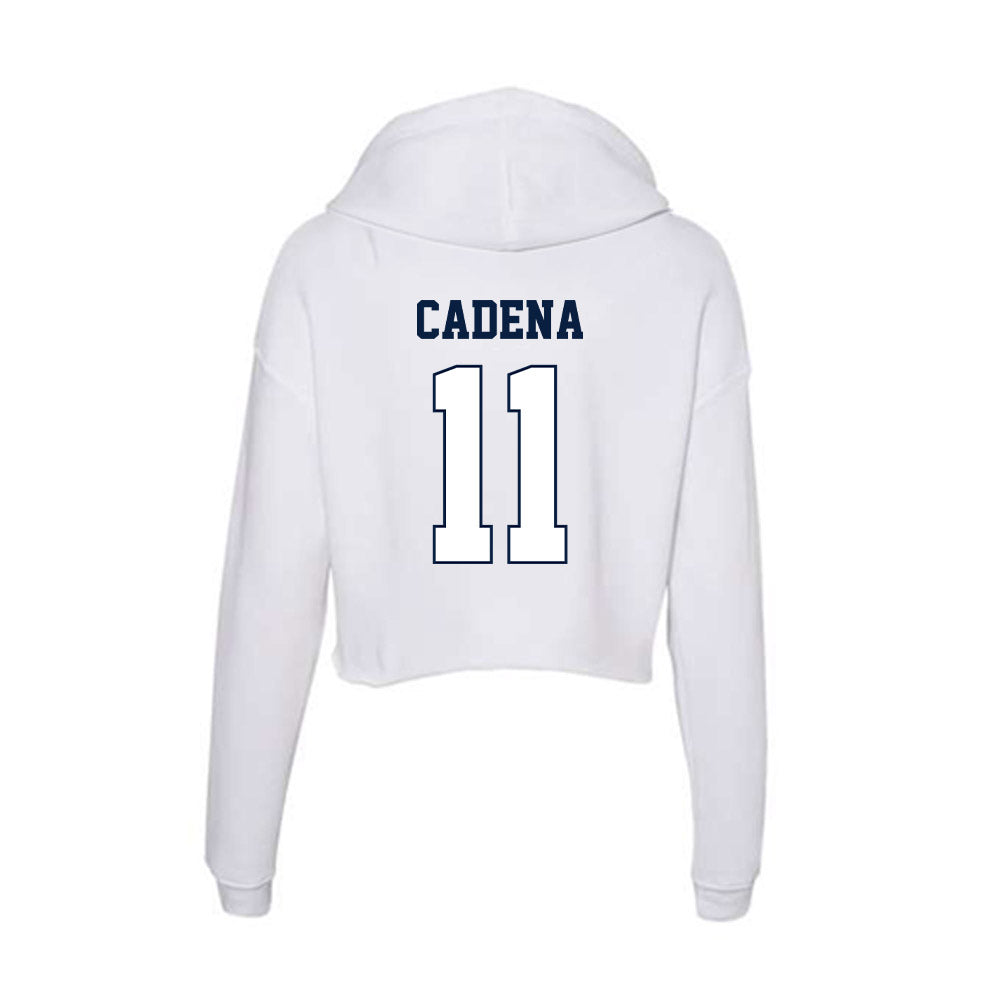 Monmouth - NCAA Softball : Jayla Cadena - Women's Crop Fleece Hoodie-1