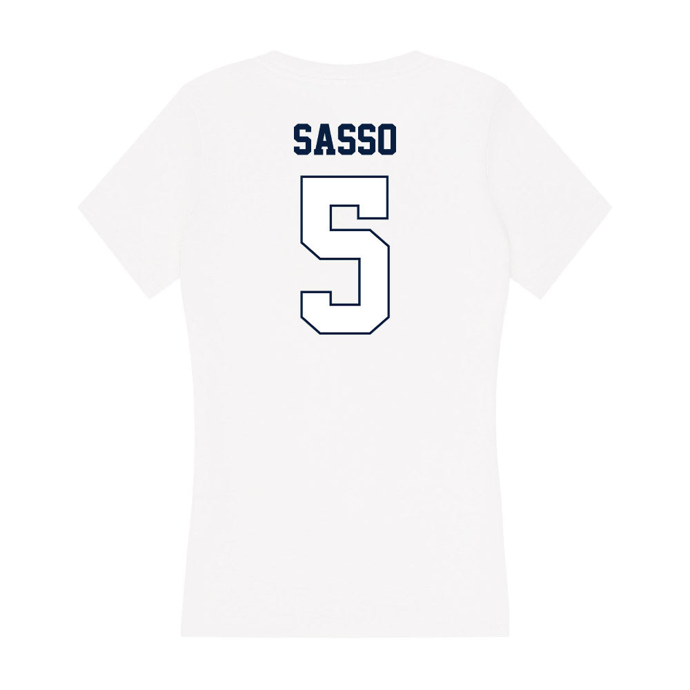Monmouth - NCAA Football : Charlie Sasso - Women's V-Neck T-Shirt-1