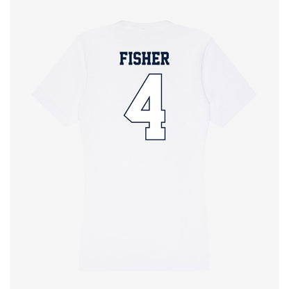 Monmouth - NCAA Men's Lacrosse : Ethan Fisher - Women's V-Neck T-Shirt-1