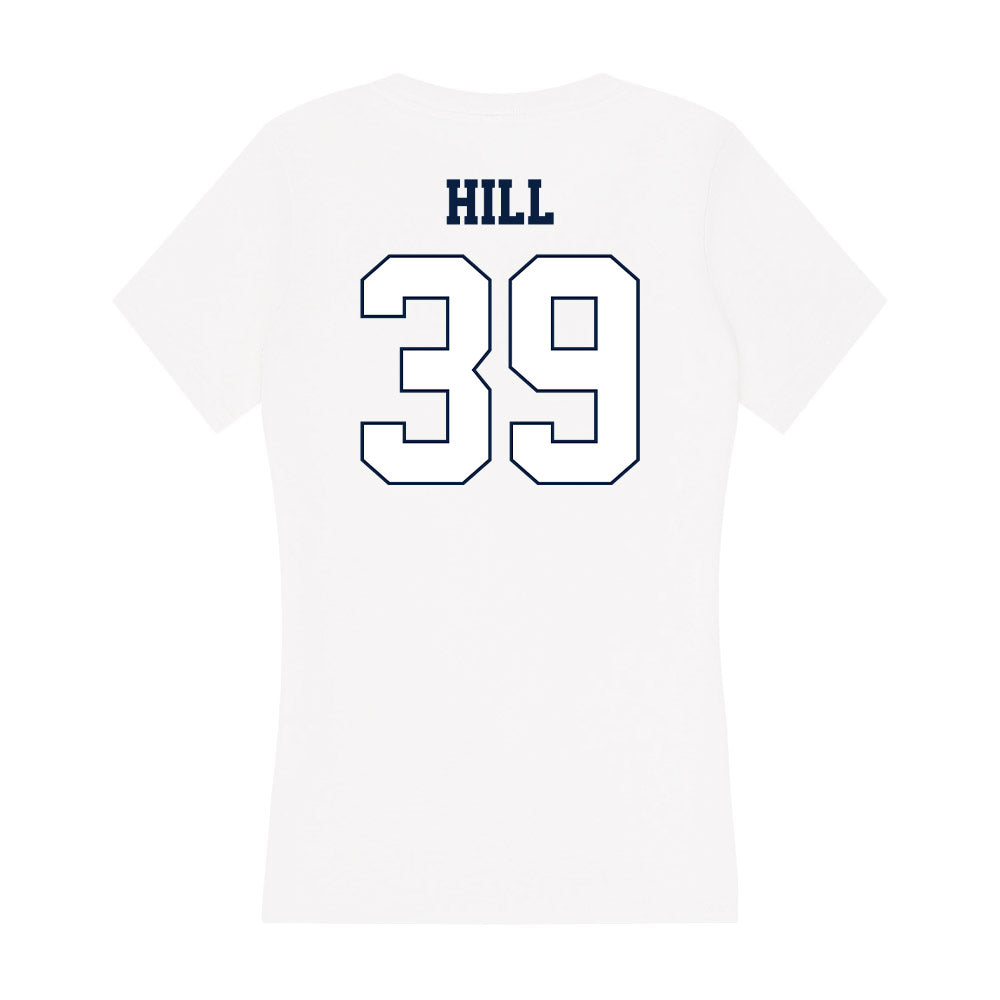 Monmouth - NCAA Football : Destin Hill - Women's V-Neck T-Shirt-1