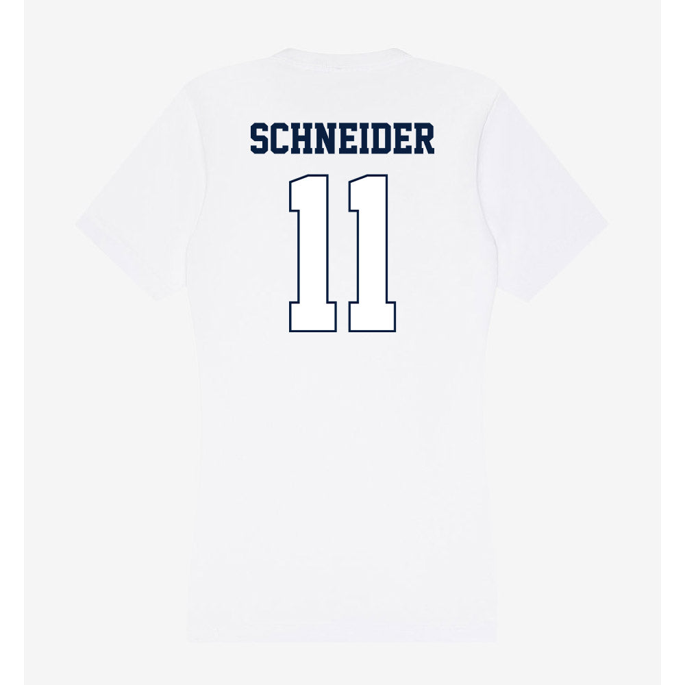 Monmouth - NCAA Men's Lacrosse : Matt Schneider - Women's V-Neck T-Shirt-1