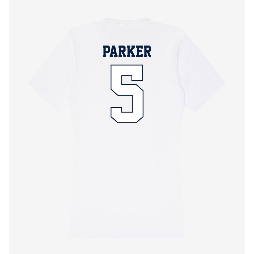 Monmouth - NCAA Men's Lacrosse : Landon Parker - Women's V-Neck T-Shirt-1