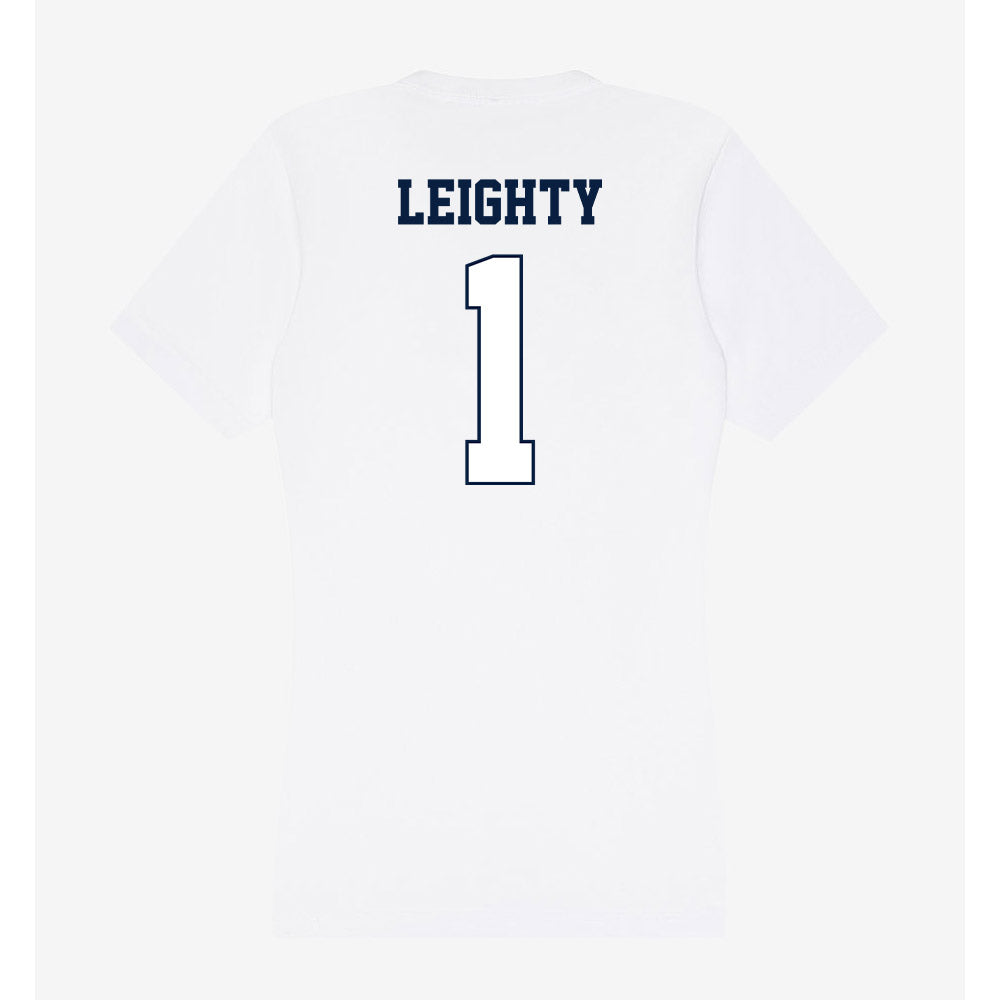 Monmouth - NCAA Softball : Bronwynn Leighty - Women's V-Neck T-Shirt-1