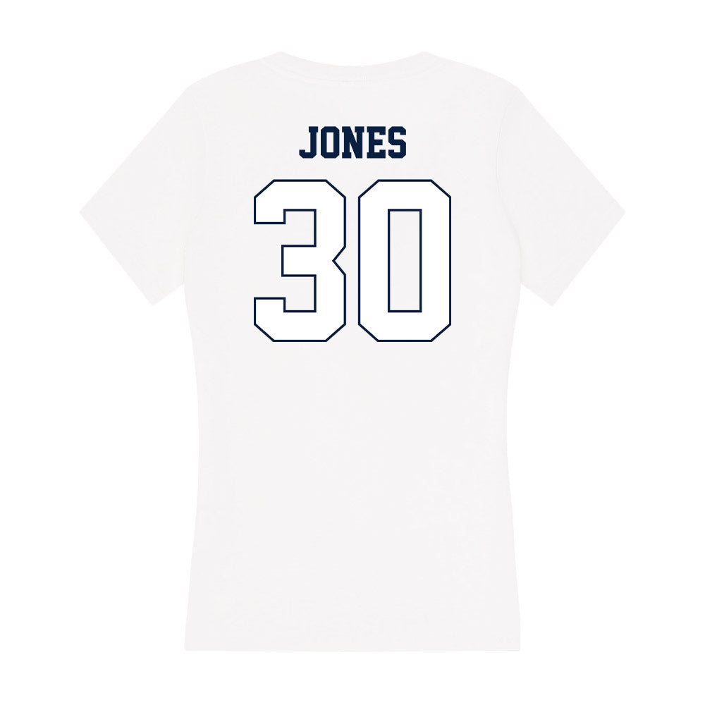 Monmouth - NCAA Football : Jaeden Jones - Women's V-Neck T-Shirt-1