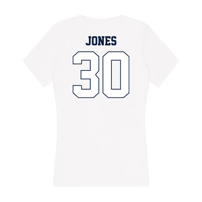 Monmouth - NCAA Football : Jaeden Jones - Women's V-Neck T-Shirt-1