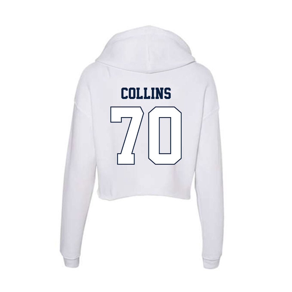 Monmouth - NCAA Football : Reed Collins - Women's Crop Fleece Hoodie-1