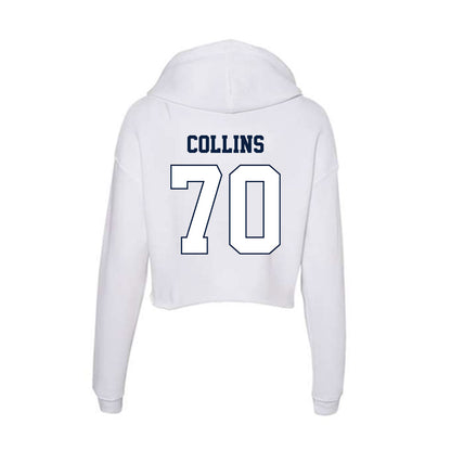 Monmouth - NCAA Football : Reed Collins - Women's Crop Fleece Hoodie-1