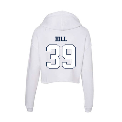 Monmouth - NCAA Football : Destin Hill - Women's Crop Fleece Hoodie-1