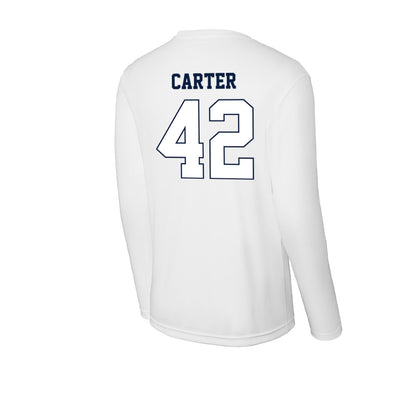 Monmouth - NCAA Football : Nolan Carter - Activewear Long Sleeve T-Shirt-1