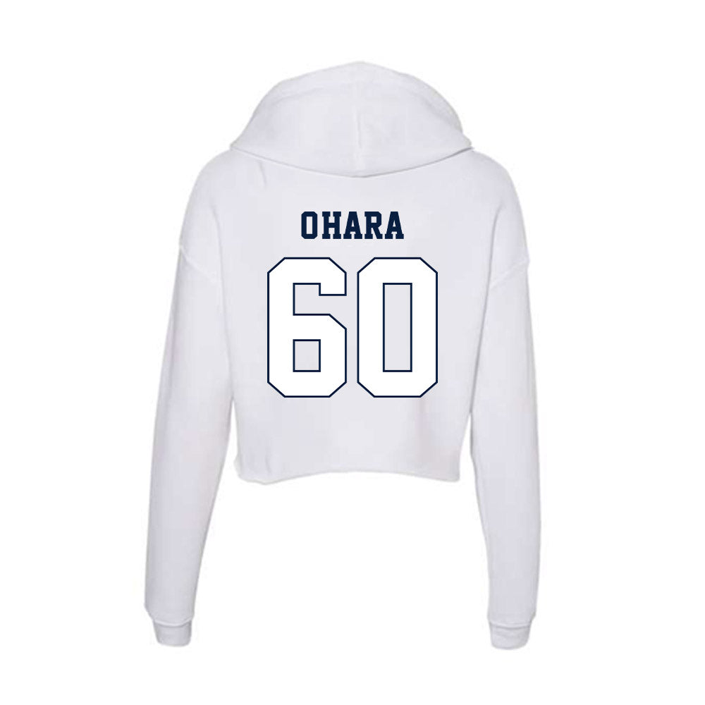 Monmouth - NCAA Football : Brady O'Hara - Women's Crop Fleece Hoodie-1