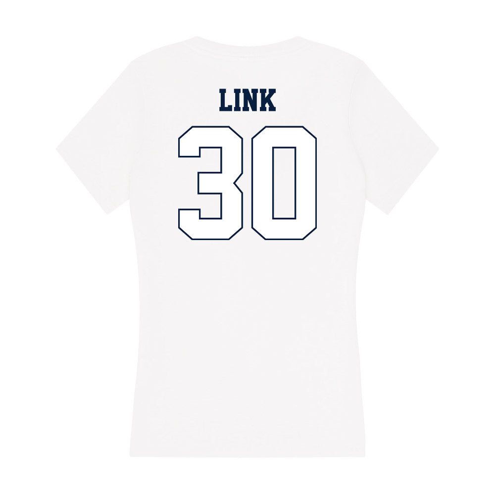Monmouth - NCAA Men's Soccer : Matthew Link - Women's V-Neck T-Shirt-1