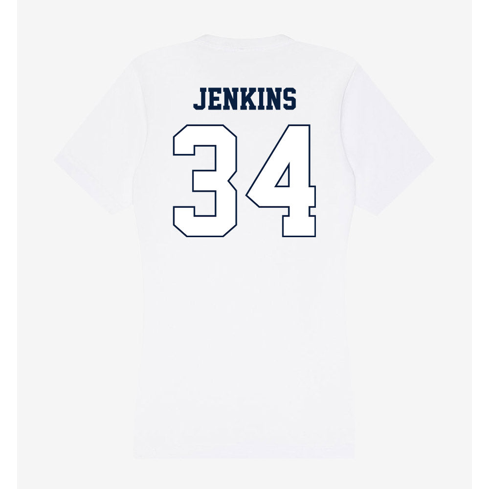 Monmouth - NCAA Men's Lacrosse : Jaeden Jenkins - Women's V-Neck T-Shirt-1