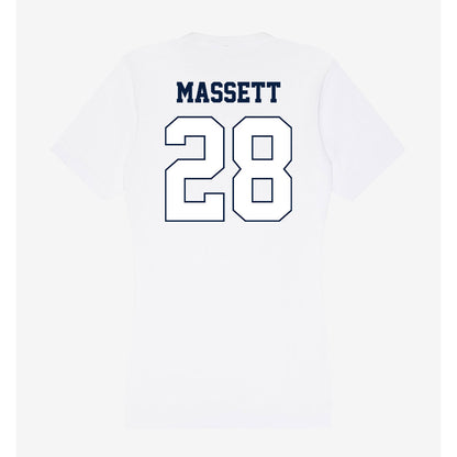 Monmouth - NCAA Men's Lacrosse : Sean Massett - Women's V-Neck T-Shirt-1