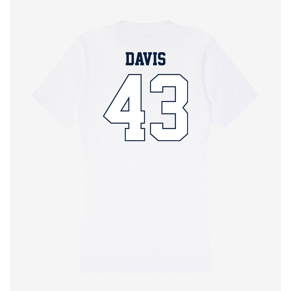 Monmouth - NCAA Football : Jake Davis - Women's V-Neck T-Shirt-1