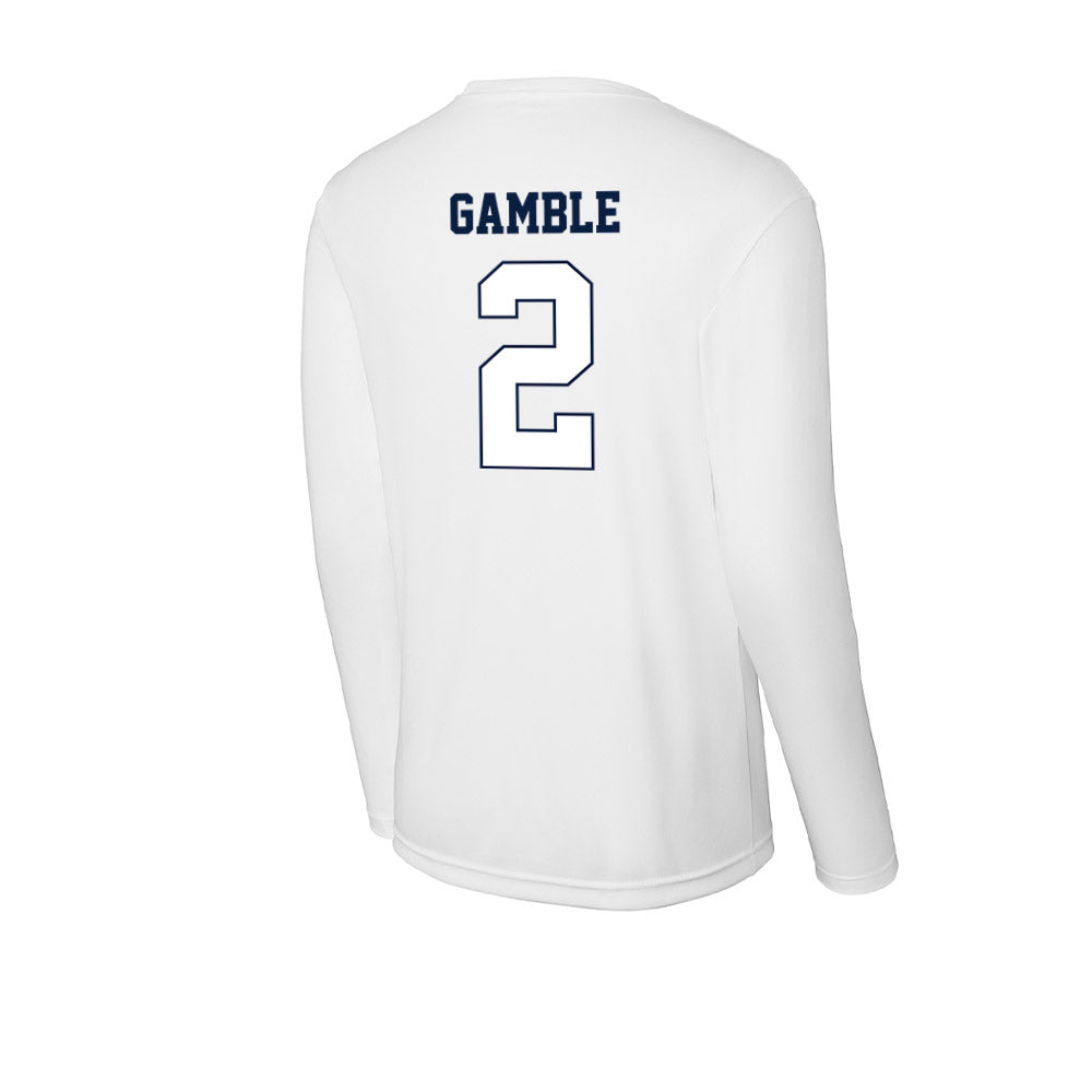 Monmouth - NCAA Women's Basketball : Gissel Gamble - Activewear Long Sleeve T-Shirt-1