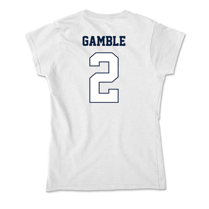 Monmouth - NCAA Women's Basketball : Gissel Gamble - Soft Style Women’s T-Shirt-1