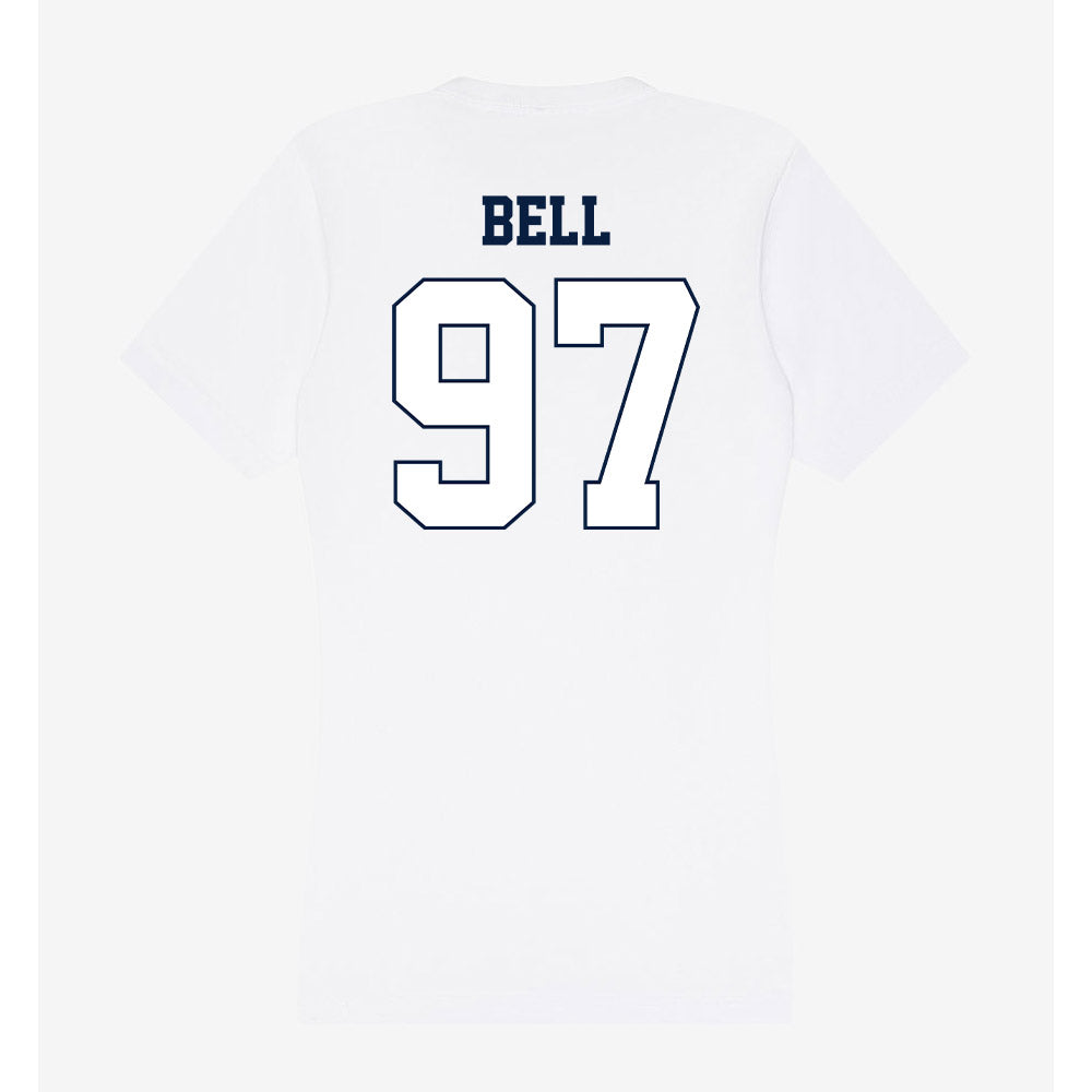 Monmouth - NCAA Football : Rashee Bell - Women's V-Neck T-Shirt-1