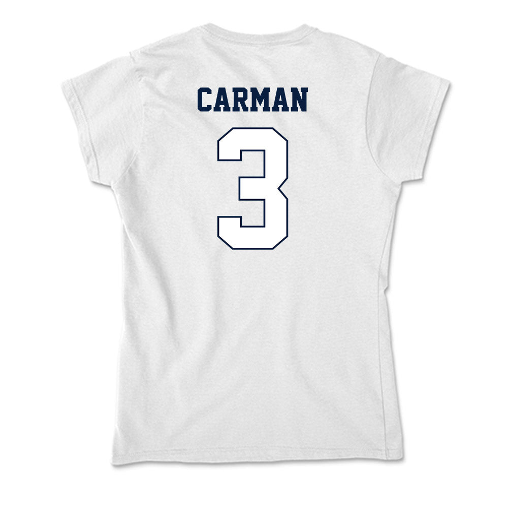 Monmouth - NCAA Women's Basketball : Tessa Carman - Soft Style Women’s T-Shirt-1