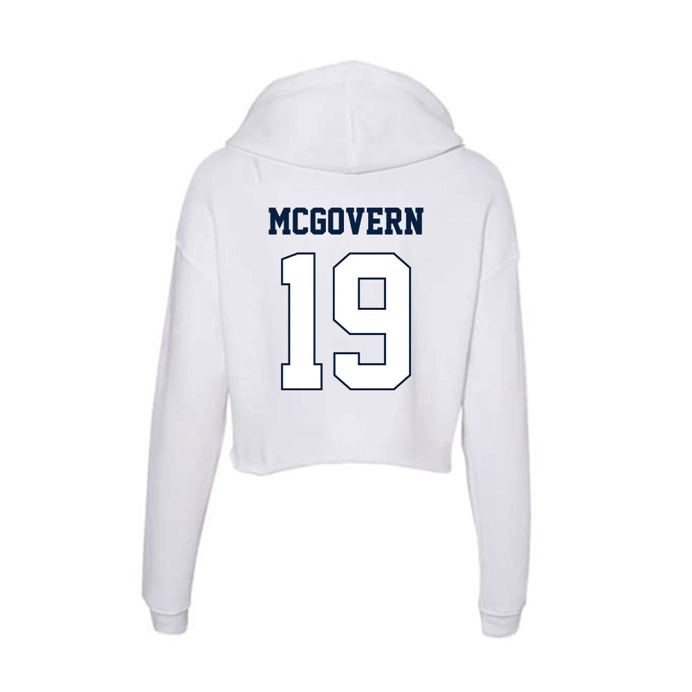 Monmouth - NCAA Women's Soccer : Natalie McGovern - Women's Crop Fleece Hoodie-1