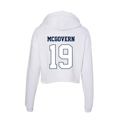 Monmouth - NCAA Women's Soccer : Natalie McGovern - Women's Crop Fleece Hoodie-1