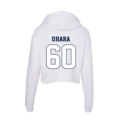 Monmouth - NCAA Football : Brady O'Hara - Women's Crop Fleece Hoodie-1