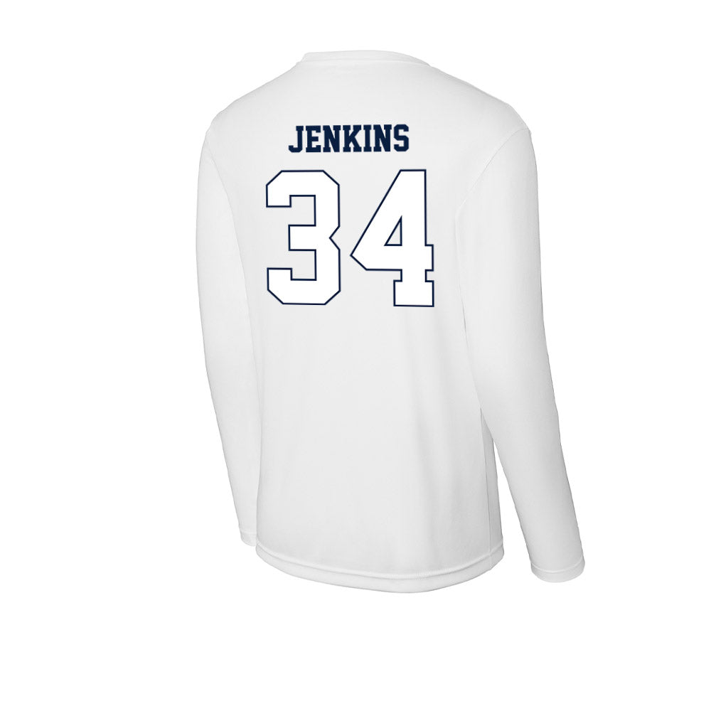 Monmouth - NCAA Men's Lacrosse : Jaeden Jenkins - Activewear Long Sleeve T-Shirt-1