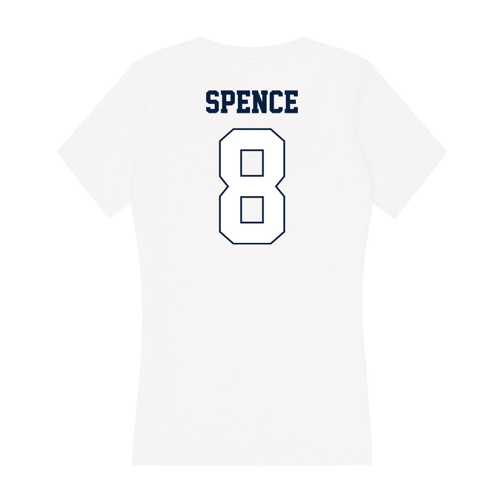 Monmouth - NCAA Men's Basketball : Jakari Spence - Women's V-Neck T-Shirt-1