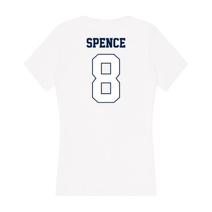 Monmouth - NCAA Men's Basketball : Jakari Spence - Women's V-Neck T-Shirt-1
