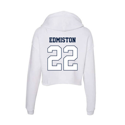 Monmouth - NCAA Men's Lacrosse : Miles Edmiston - Women's Crop Fleece Hoodie-1