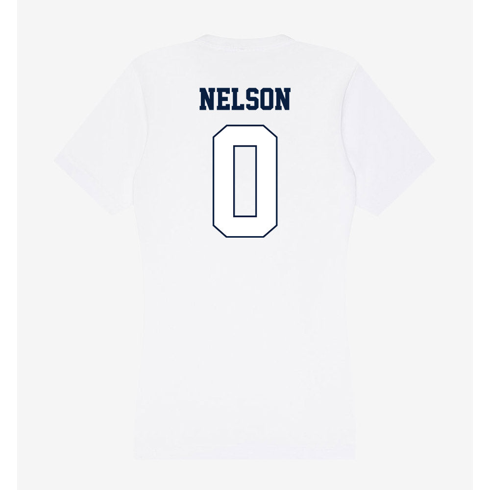 Monmouth - NCAA Football : Gavin Nelson - Women's V-Neck T-Shirt-1