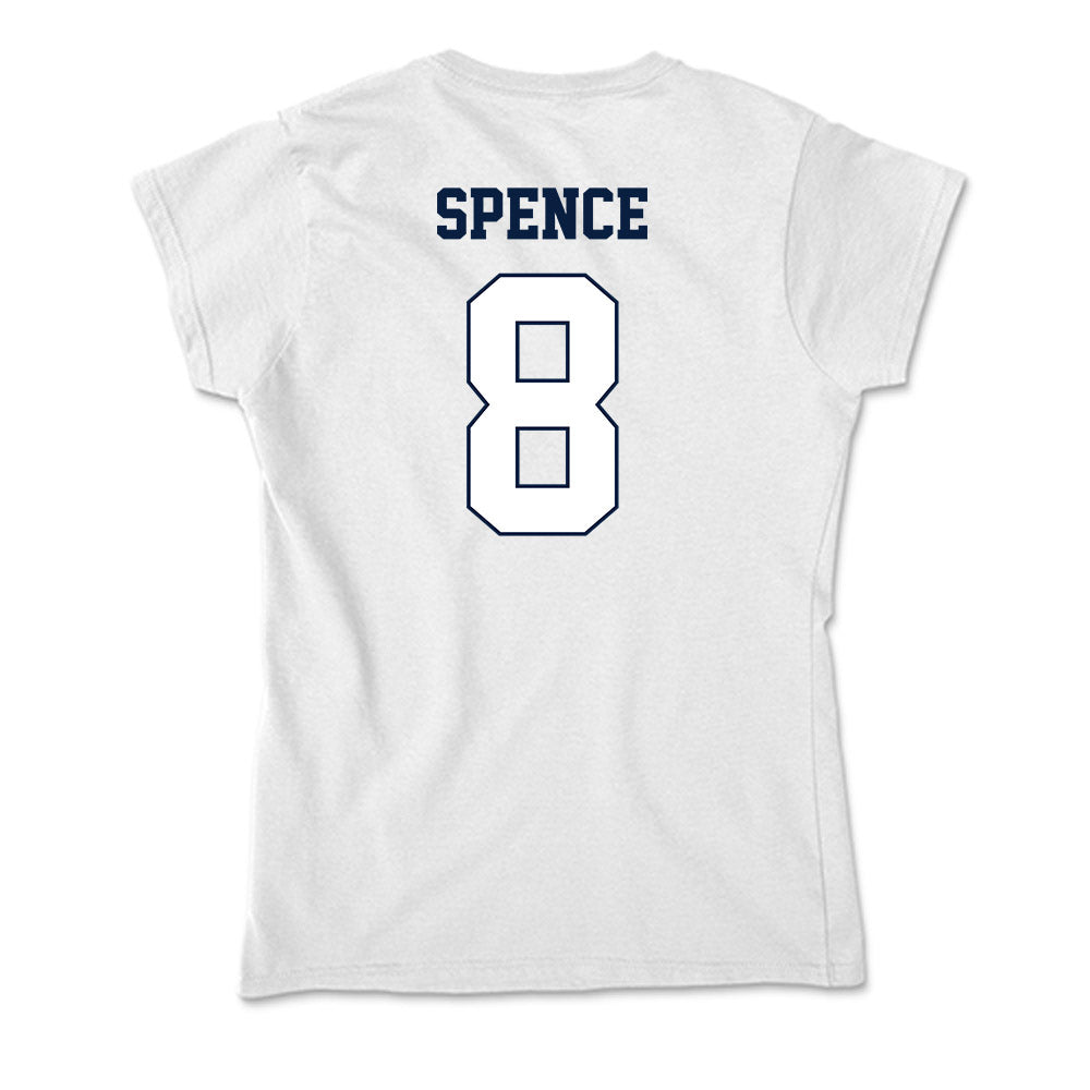 Monmouth - NCAA Men's Basketball : Jakari Spence - Soft Style Women’s T-Shirt-1