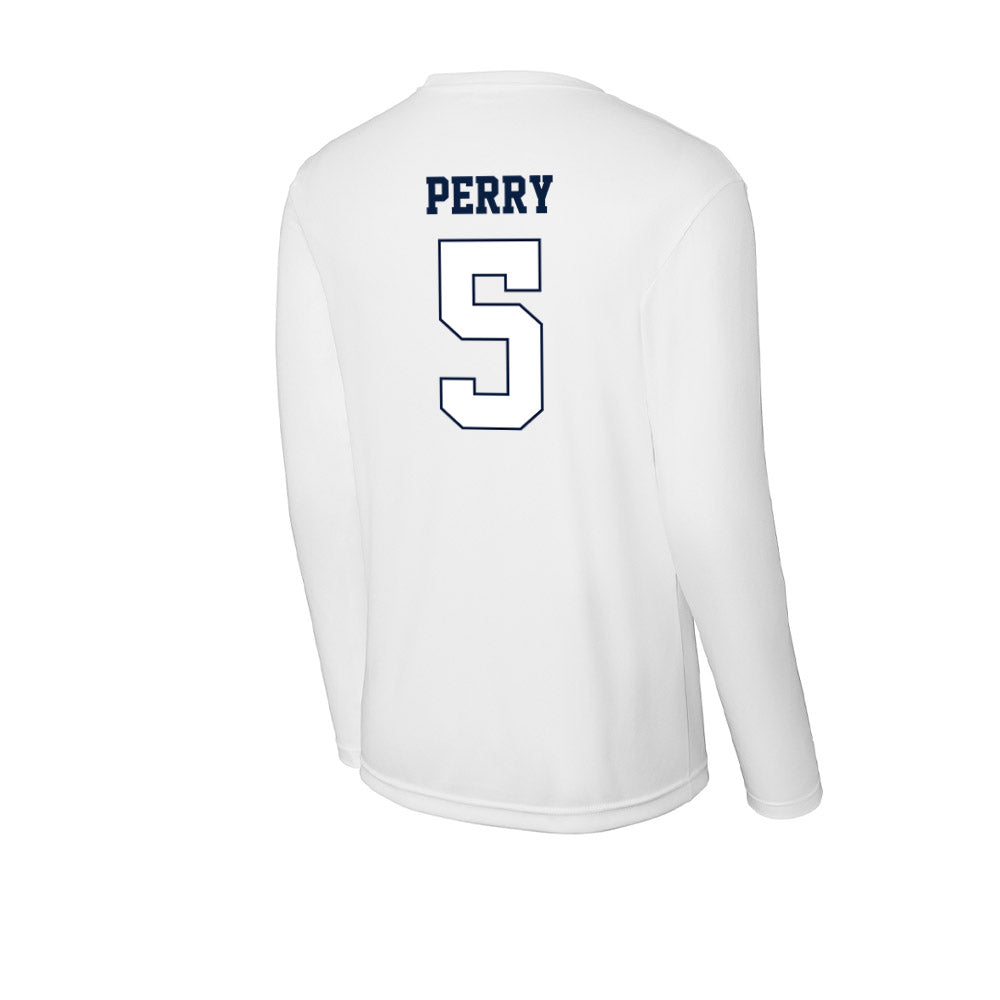 Monmouth - NCAA Men's Basketball : Dylan Perry - Activewear Long Sleeve T-Shirt-1