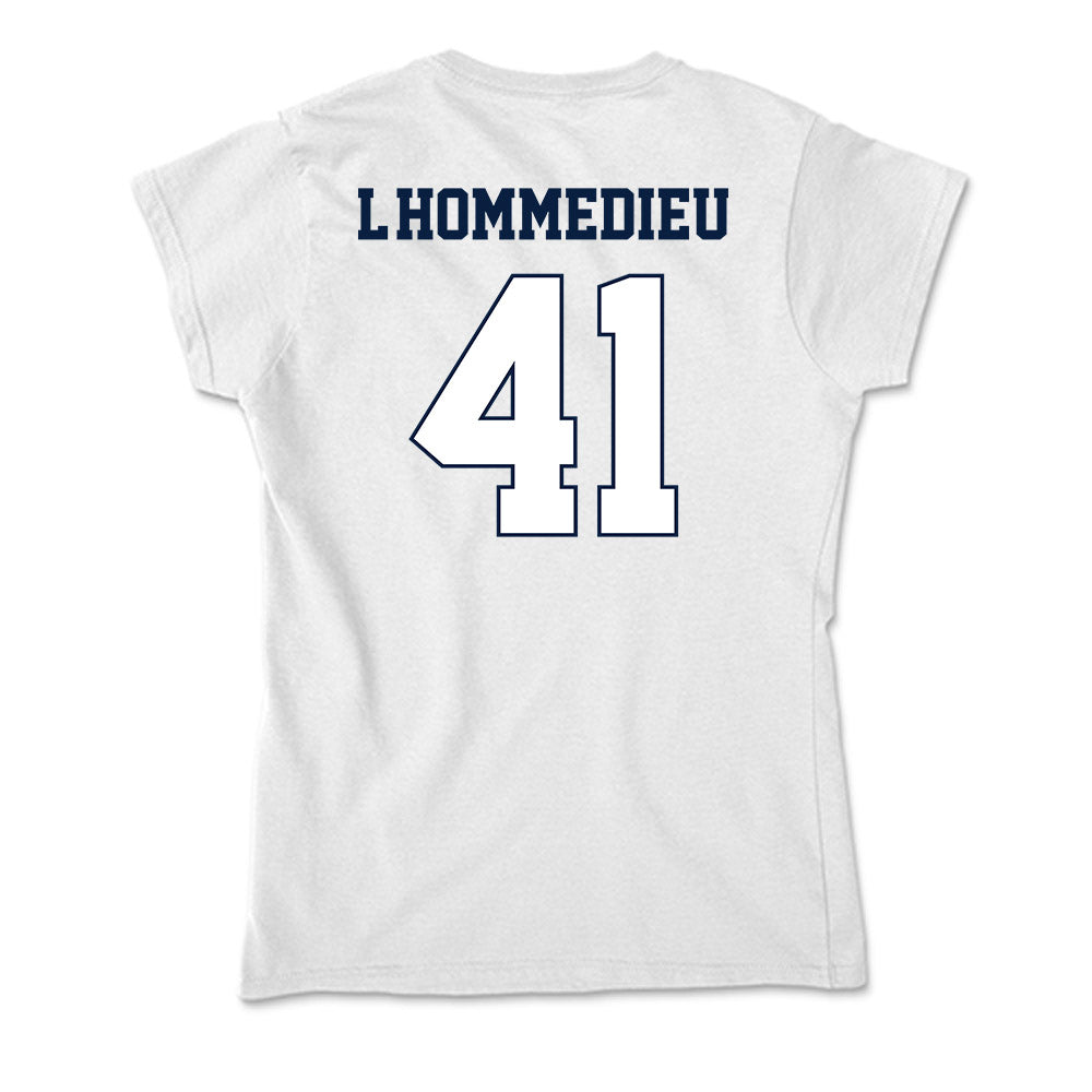Monmouth - NCAA Men's Lacrosse : Benjamin L'Hommedieu - Soft Style Women’s T-Shirt-1