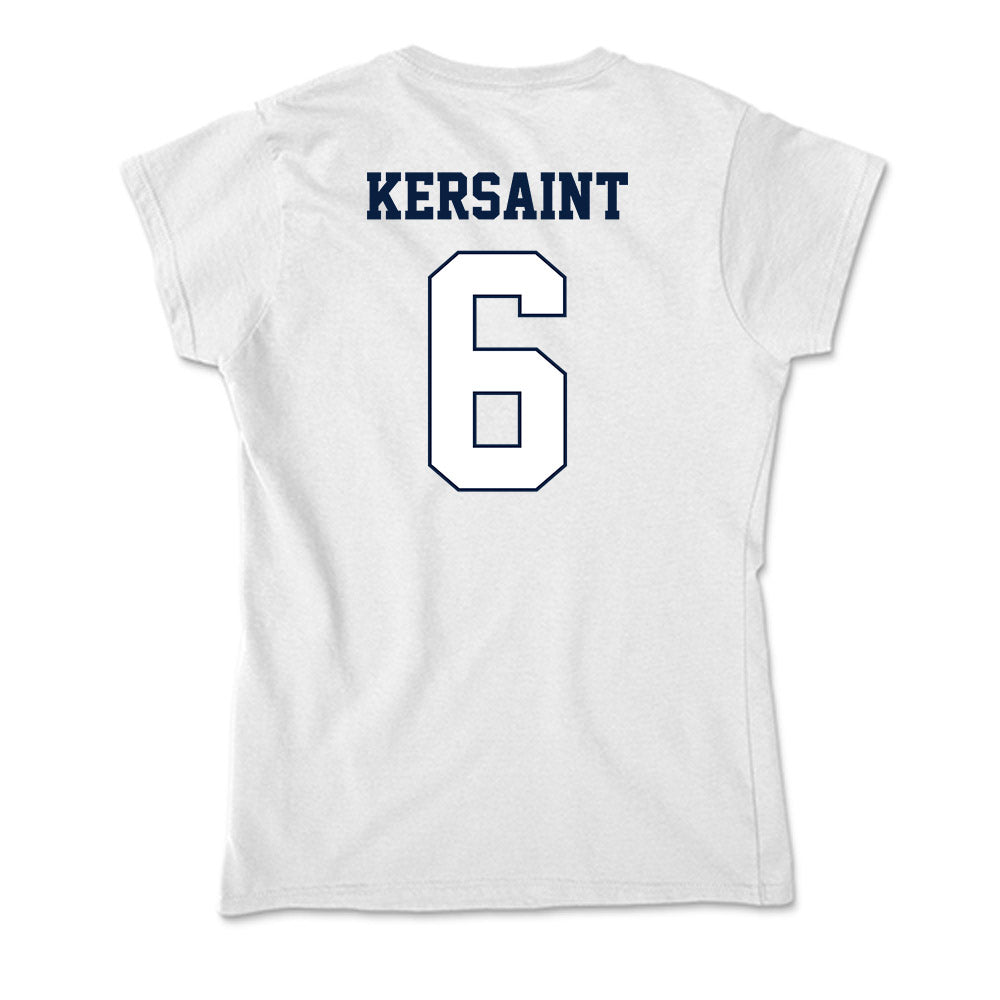 Monmouth - NCAA Women's Basketball : Kathy Kersaint - Soft Style Women’s T-Shirt-1