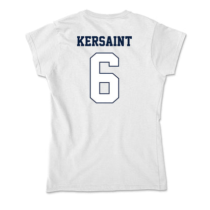 Monmouth - NCAA Women's Basketball : Kathy Kersaint - Soft Style Women’s T-Shirt-1
