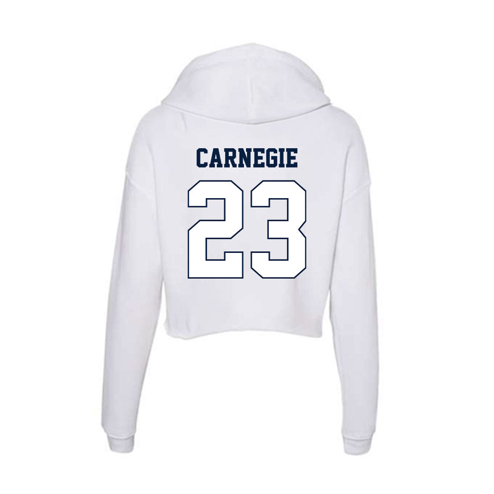 Monmouth - NCAA Women's Basketball : Lexi Carnegie - Women's Crop Fleece Hoodie-1