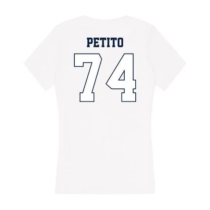 Monmouth - NCAA Football : Michael Petito - Women's V-Neck T-Shirt-1