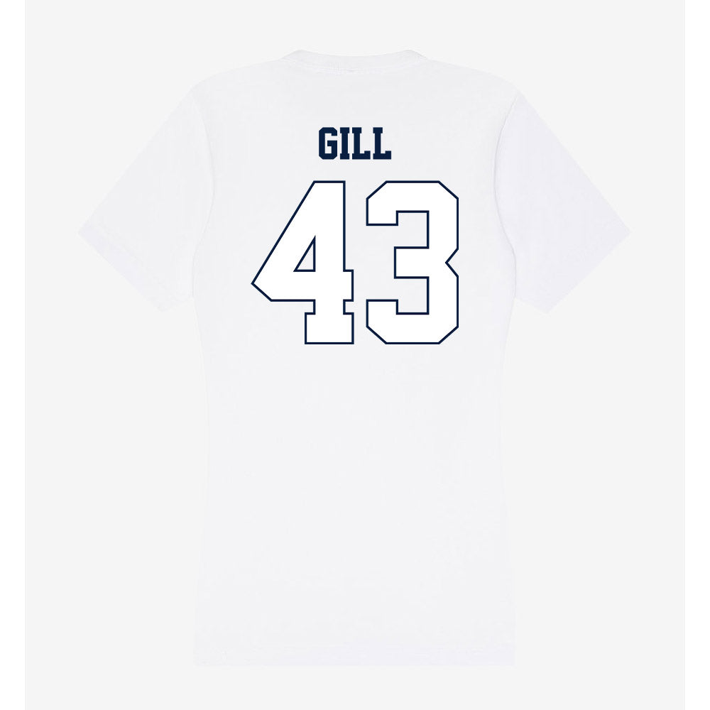 Monmouth - NCAA Men's Lacrosse : Arjun Gill - Women's V-Neck T-Shirt-1