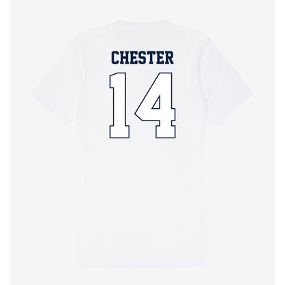 Monmouth - NCAA Men's Lacrosse : Riley Chester - Women's V-Neck T-Shirt-1