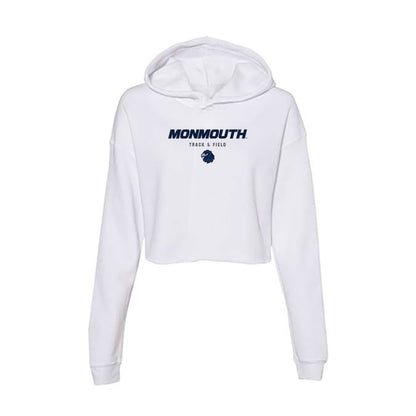  - NCAA Women's Track & Field : Claire Denman - Women's Crop Fleece Hoodie-0