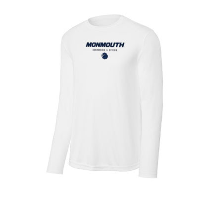 Monmouth - NCAA Men's Swimming & Diving : Patrick Hynes - Activewear Long Sleeve T-Shirt-0