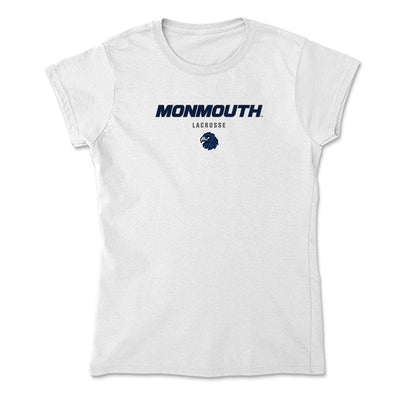 Monmouth - NCAA Men's Lacrosse : Cole Dawkins - Soft Style Women’s T-Shirt-0