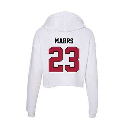 St. Joe's - NCAA Men's Basketball : Gavin Marrs - Women's Crop Fleece Hoodie-1