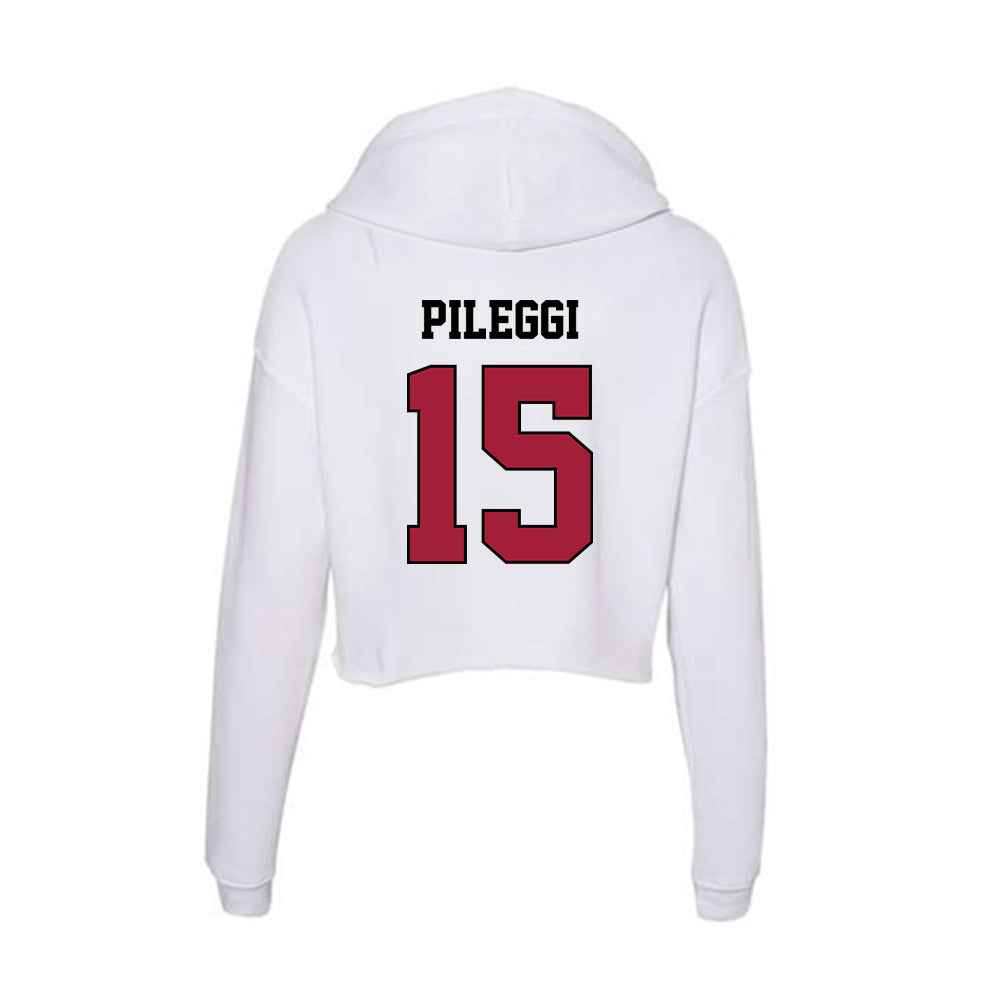 St. Joe's - NCAA Men's Lacrosse : Stevie Pileggi - Women's Crop Fleece Hoodie-1