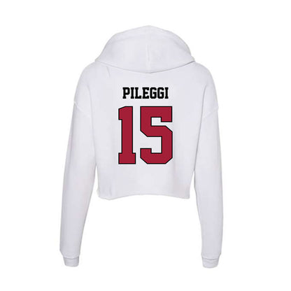 St. Joe's - NCAA Men's Lacrosse : Stevie Pileggi - Women's Crop Fleece Hoodie-1