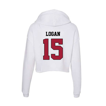 St. Joe's - NCAA Men's Basketball : Sean Logan - Women's Crop Fleece Hoodie-1