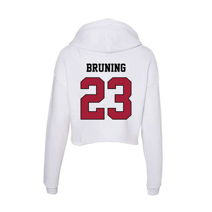 St. Joe's - NCAA Women's Field Hockey : Kiki Bruning - Women's Crop Fleece Hoodie-1