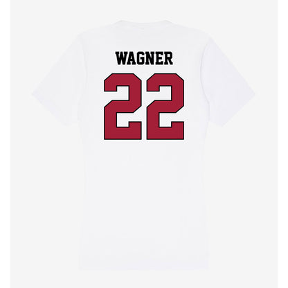 St. Joe's - NCAA Softball : Jenna Wagner - Women's V-Neck T-Shirt-1
