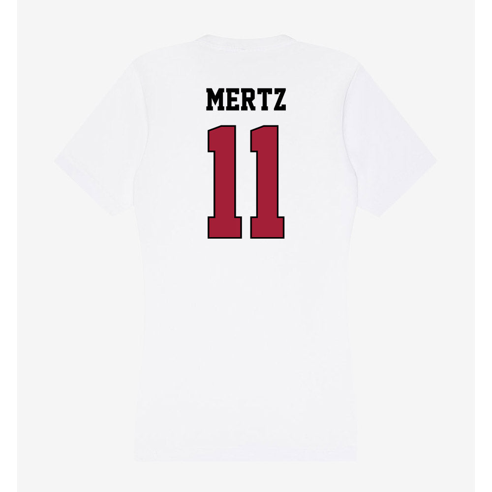 St. Joe's - NCAA Women's Field Hockey : karlie mertz - Women's V-Neck T-Shirt-1