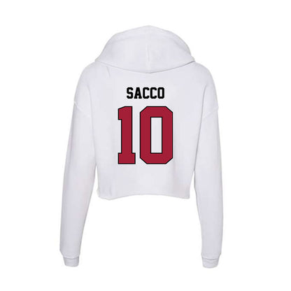 St. Joe's - NCAA Men's Basketball : Keoni Sacco - Women's Crop Fleece Hoodie-1